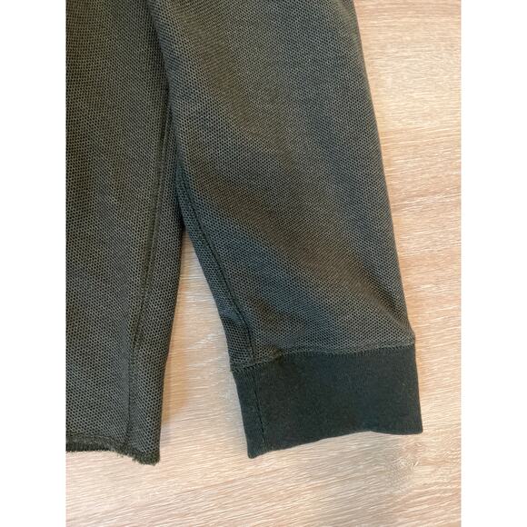 Untuckit Schrock Shirt Mens XXL Green Long Sleeve Henley Snap Casual Pullover - Picture 4 of 9